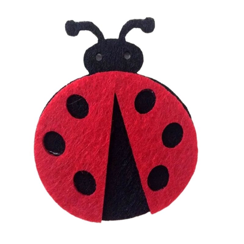 Blank "Diamond handles" /120568/ "Ladybug", 5*4 cm, 30 pcs in a pack