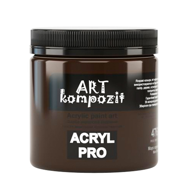 АКРИЛ "ART Kompozit" /476/ 430мл,  Марс коричневий   пл. туба (1/8)