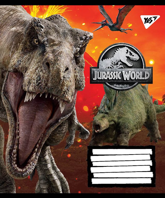 Student's notebook "YES" 96 sheets == /765410/ "Jurassic World. Genetic failure" (5/120)