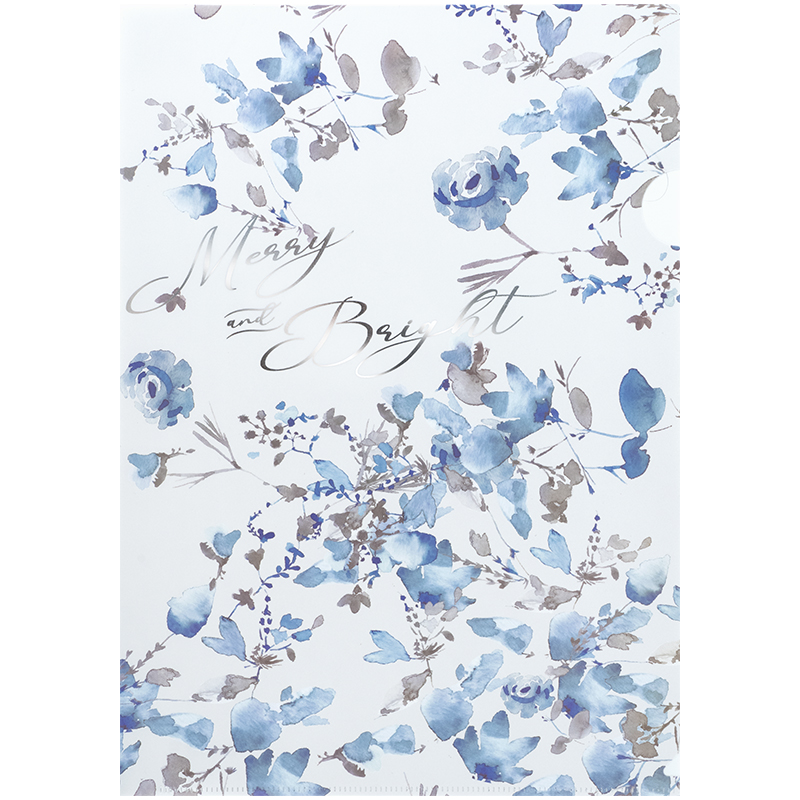 Corner folder A4 "Axent" /1435-1-A/ Turnowsky Flower Symphony-1 (12/480)