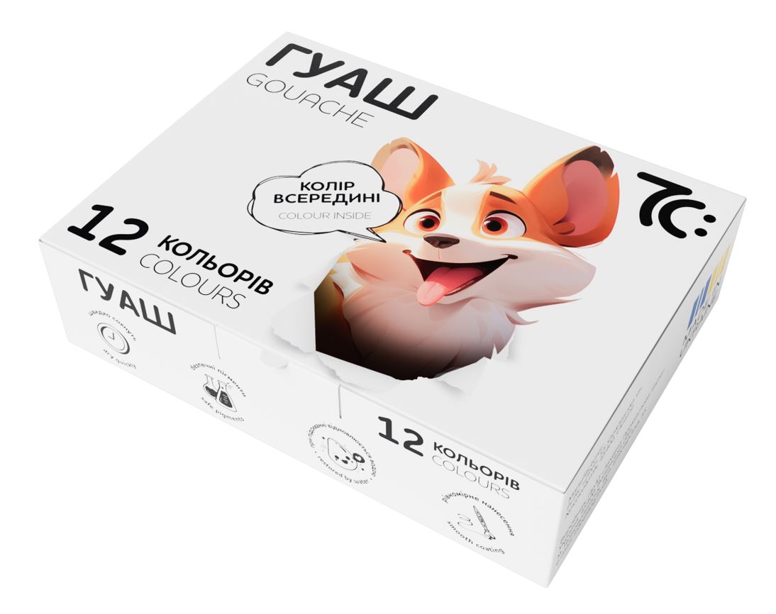 Гуаш "7C:" 12 кол. 10 мл /7C21203/ (1/12)