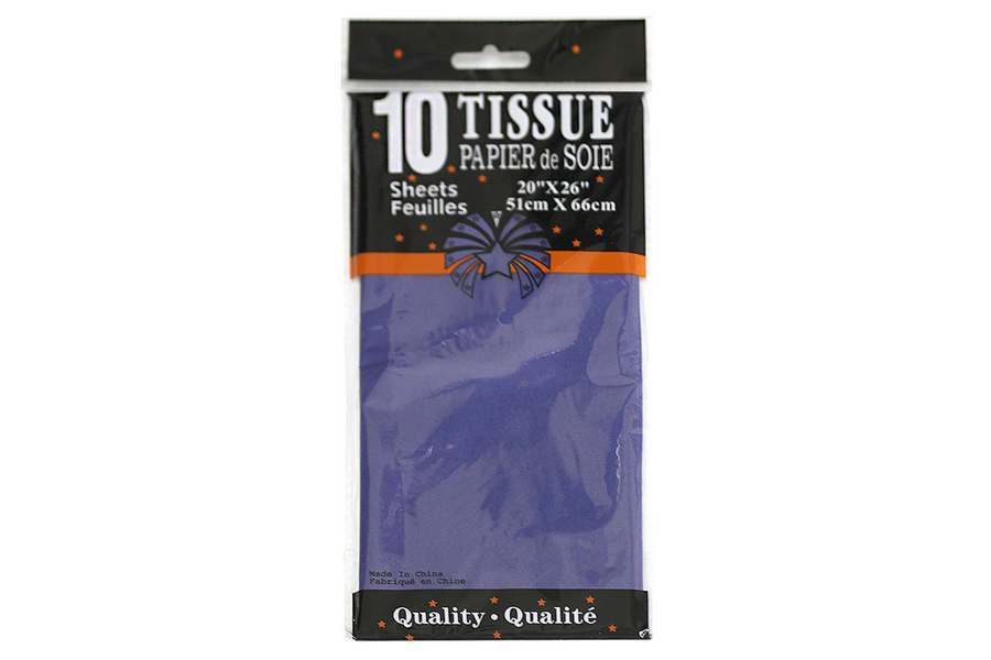 Colored paper "WB" TISSUE /CQ606 P-2747/ BLUE 50*66cm 10 sheets, 14g (1/500)