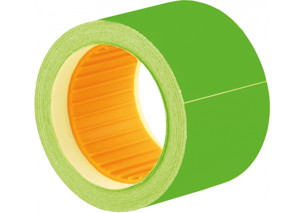 Rectangular price tag "Economix" /E21310-04/ 50x40 mm, 100 pcs/roll, green (5/200)
