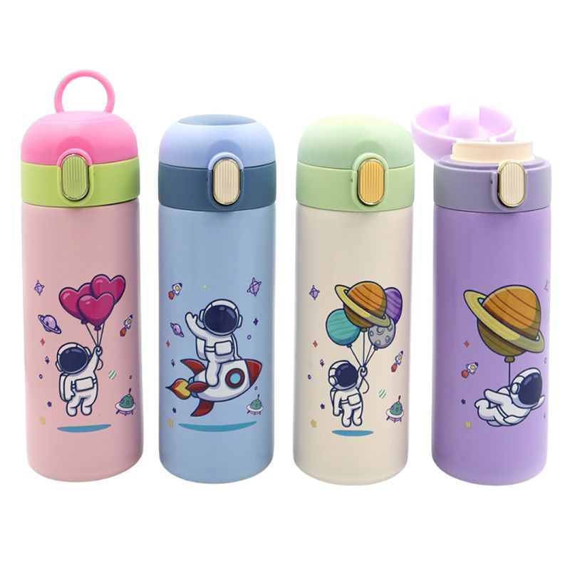Thermos water bottle "JO" /SH208/ "Space" 420ml, mix