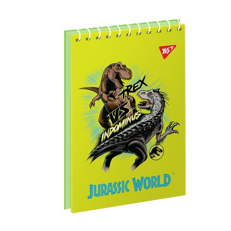 Notebook A7/80 # spiral from above "YES" /151949/ "Jurassic World" (6/336)