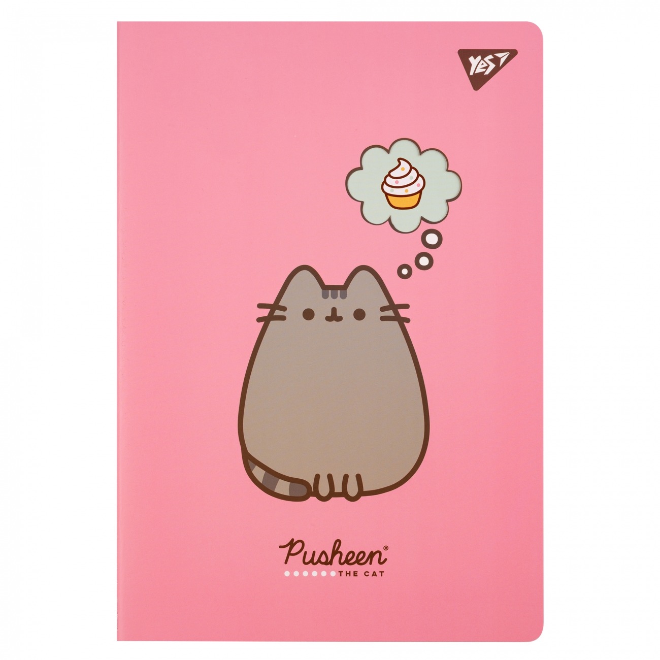 Notebook A4/40 # "YES" /681856/ cover die-cut "Pusheen" (1/20/40)
