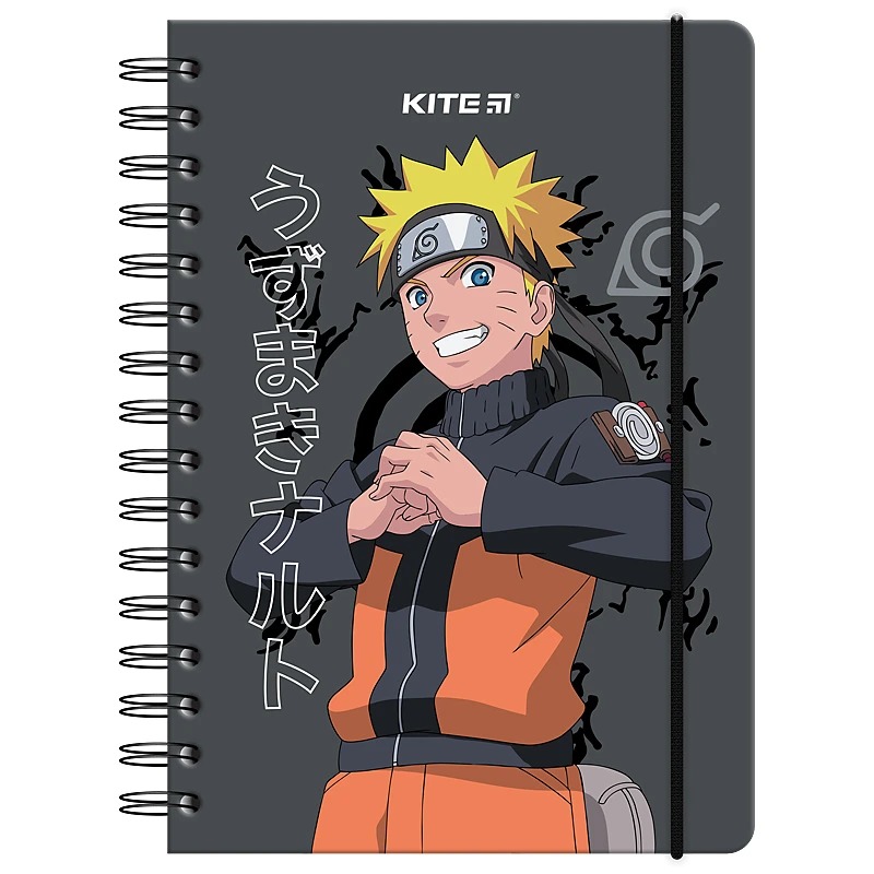 Notebook A5/80 sheets. "Kite" /NR24-190/ # on spiral "Naruto Shippuden" (1/10/20)
