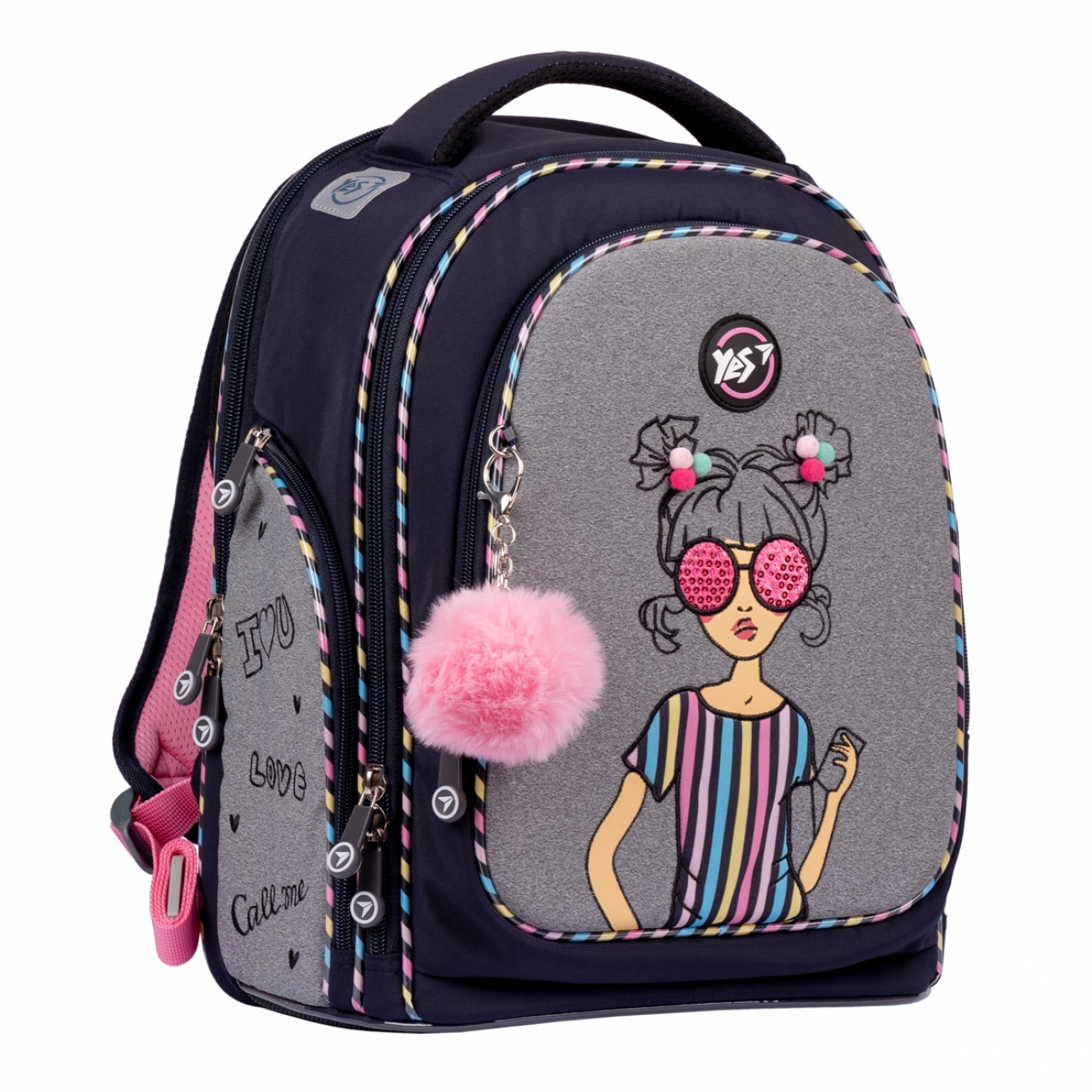 Frame backpack "Yes" /552385/ S-84 Girls style (1/4)