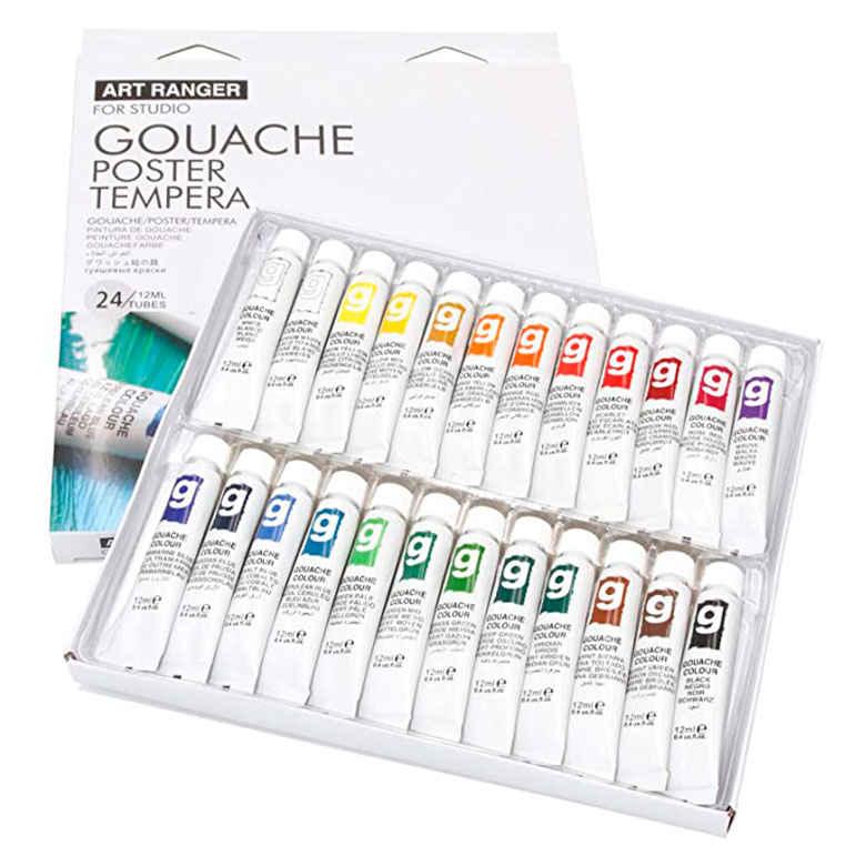 Gouache paints "Art rangers" /EG2412C-4/PG31.24012.A/ 24 colors*12ml (1/24)