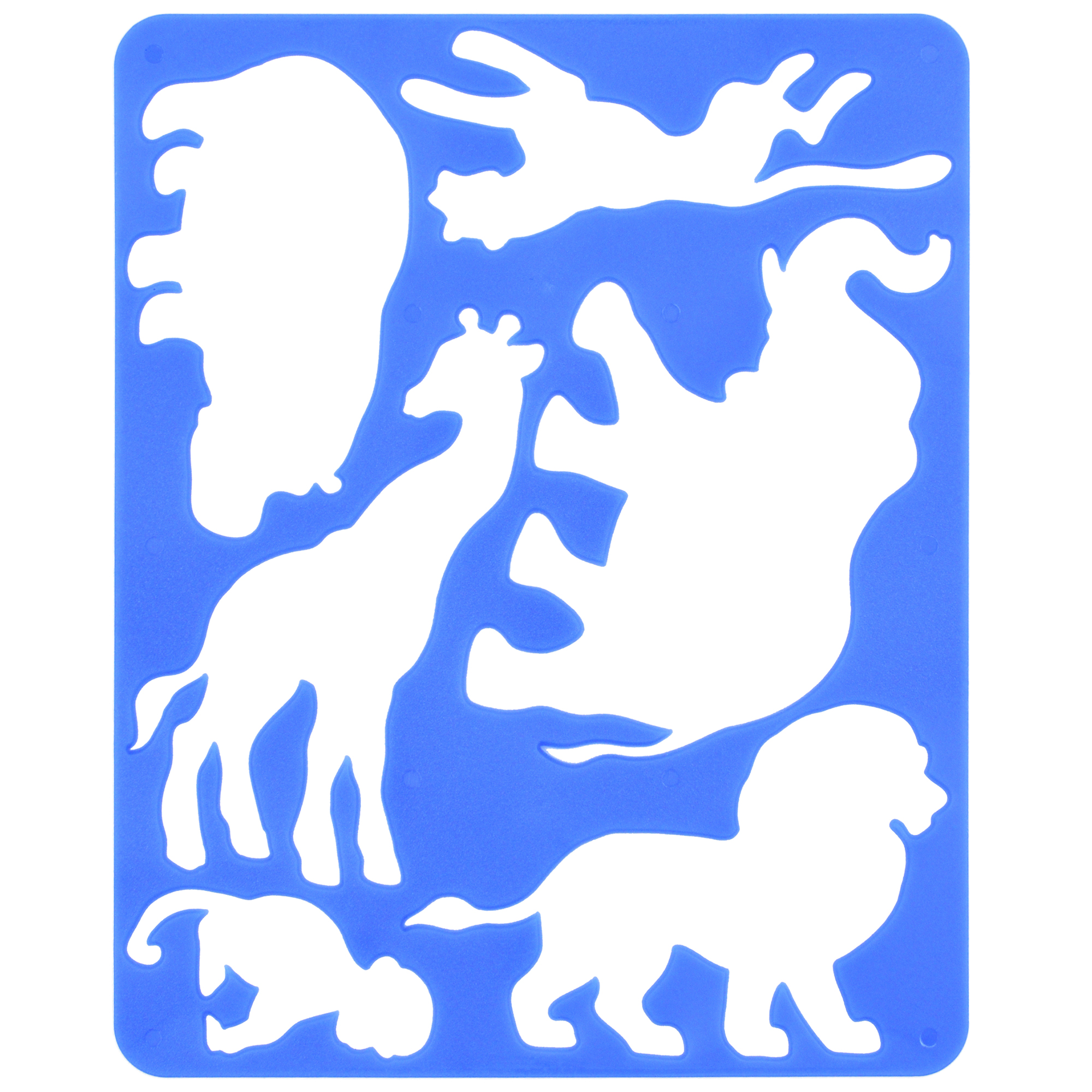 Stencil "1B" /940356/ plastic "Animals from Africa" 20x16 (1/10/120)