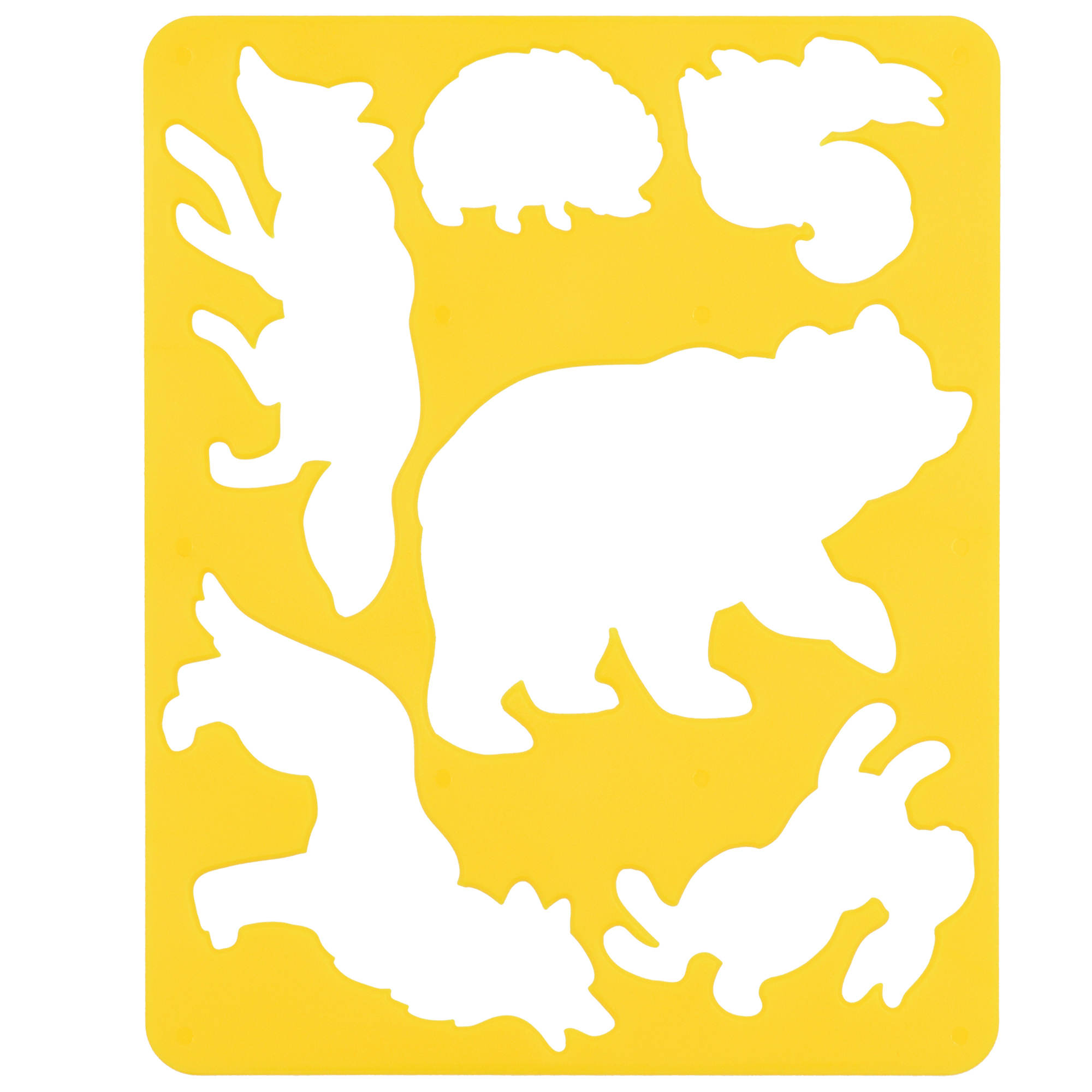Stencil "1B" /940361/ plastic "Forest animals" 20x16 (1/10/120)