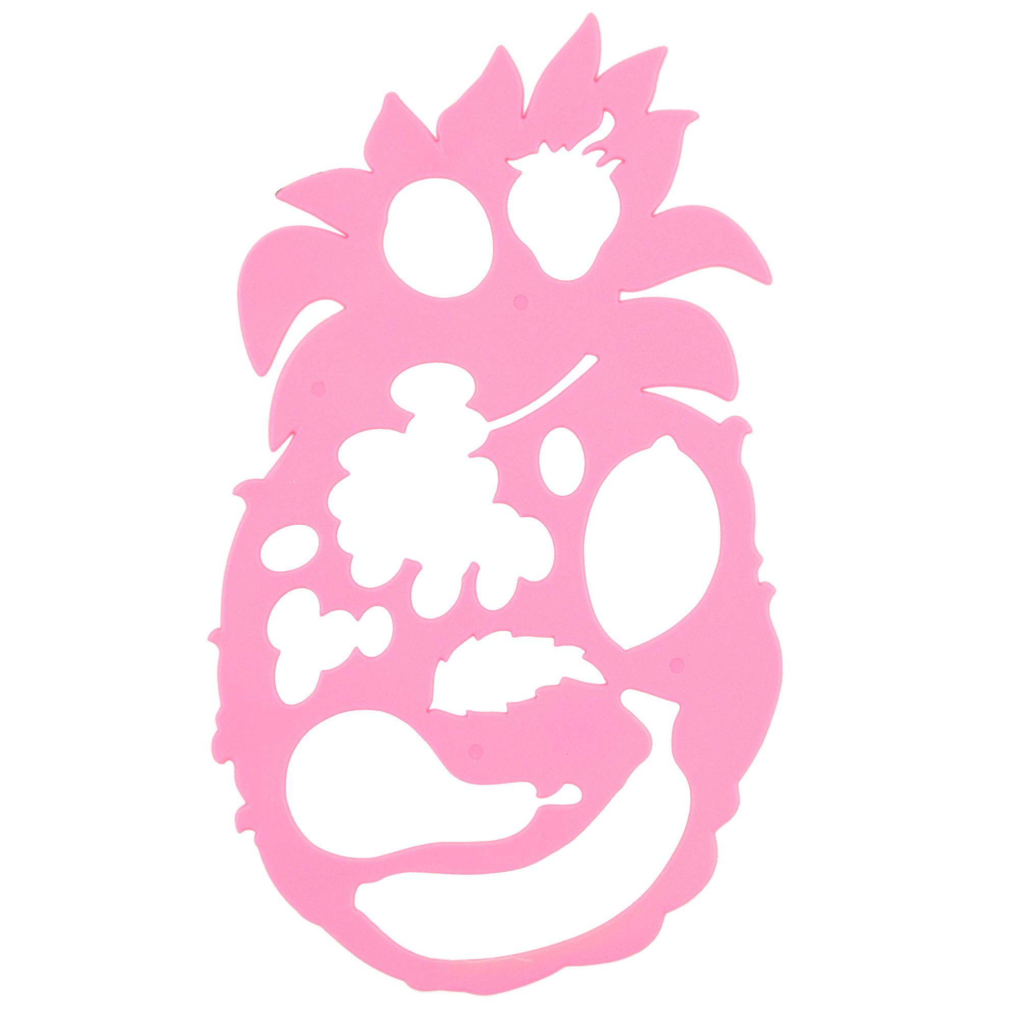 Stencil "1B" /940381/ figured "Pineapple and fruits" 20x13 (1/10/100)