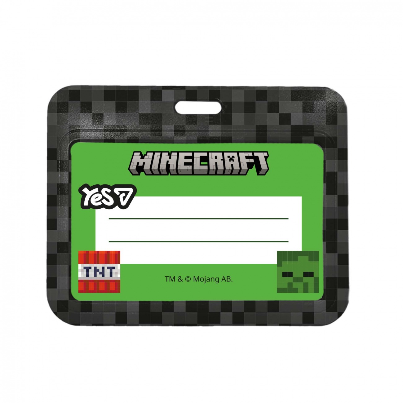 "YES" badge /940399/ horizontal, no ribbon, "Minecraft Heroes" slider (1/20/400)