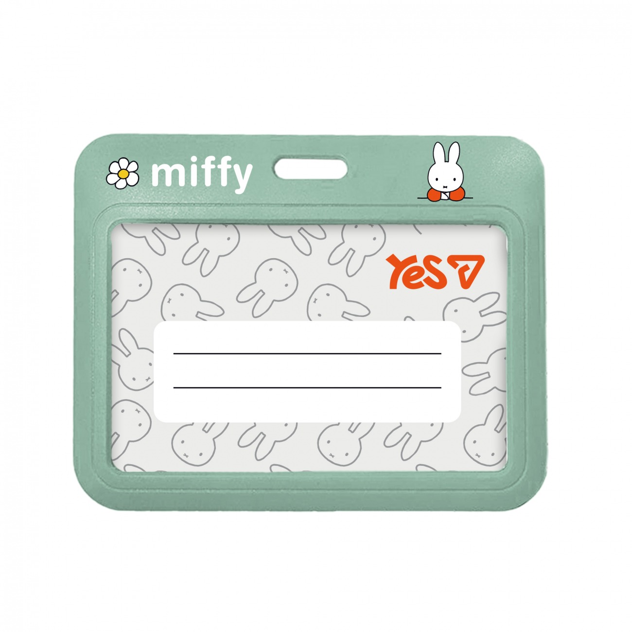 Badge "YES" /940400/ horizontal, without ribbon, slider "Miffy" (1/20/400)