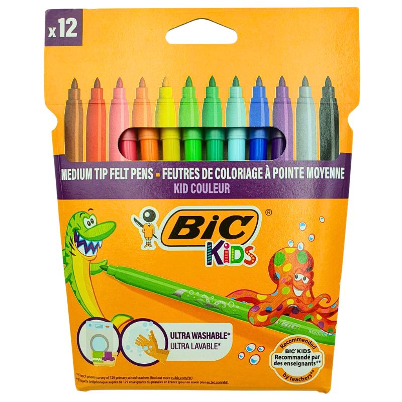 Фломастери "BIC KIDs VISA" 12кол. /9202932/