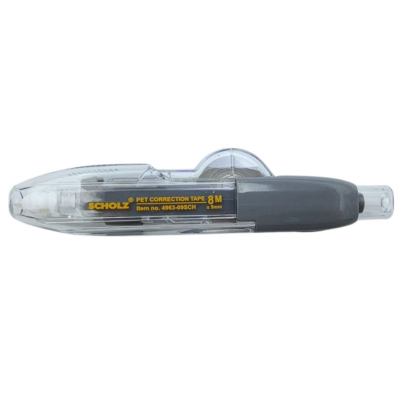 Correction tape "SCHOLZ" /4963-09SCH/ 5mm x 8m, automatic, gray (1/24/576)