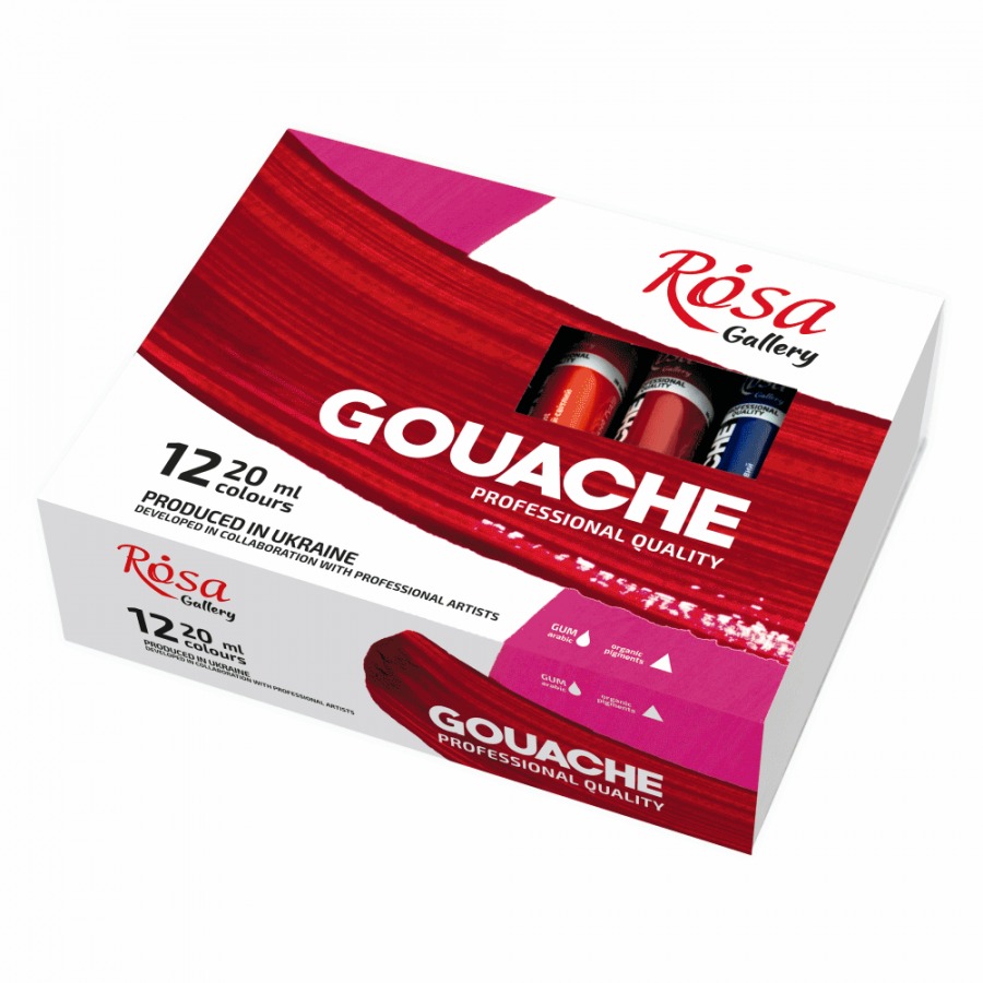 Gouache "ROSA Gallery" 12 col. 20 ml /221553/ (1/8)
