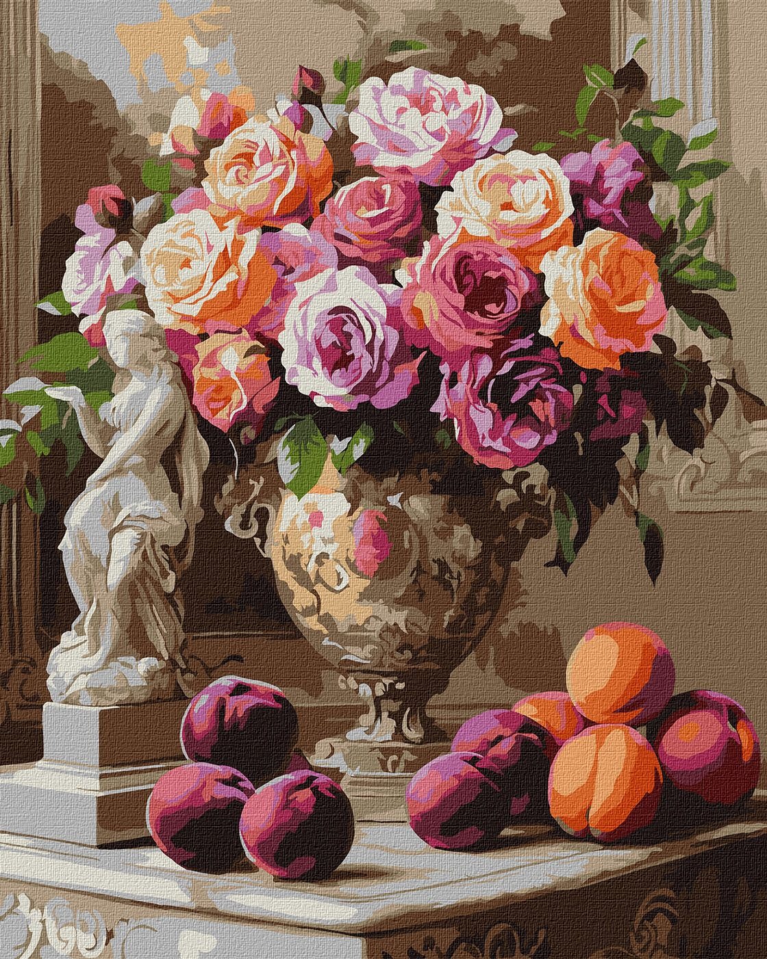 Painting by numbers "Ideyka" /KHO3290/ "Exquisite roses" 40*50 cm