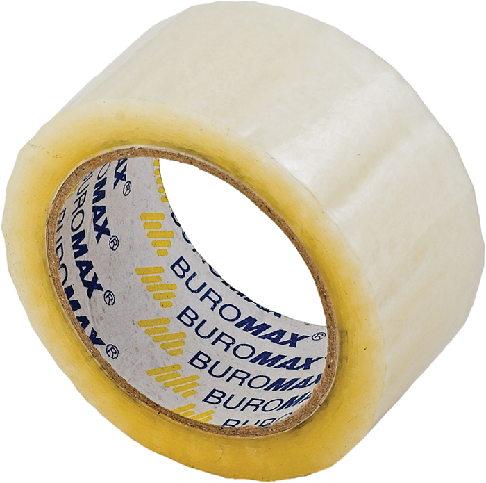 Packing tape "BuroMax" 48mm*45m 7011-00 (45μm) transparent (6/72)