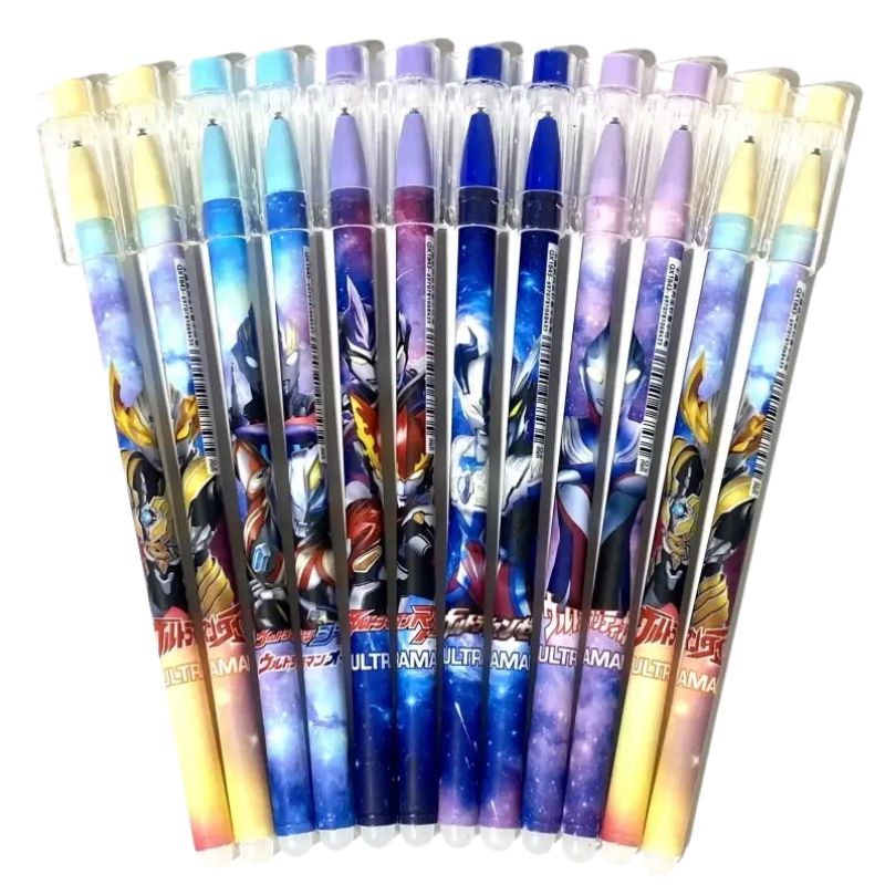 "Write-erase" pen "JO"/1843/ "Ultraman", 0.5mm, blue mix (12/144/1728)