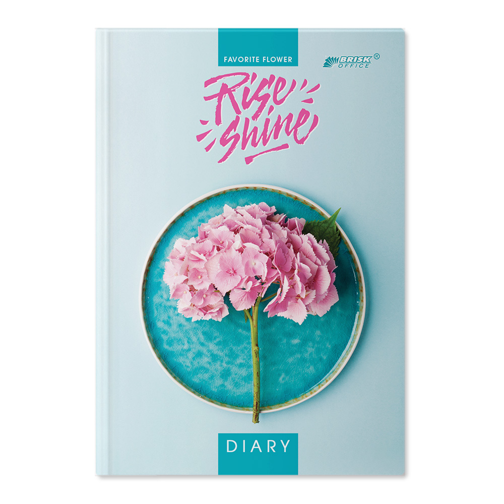 Diary ZV-43 n/d "DEKOR" No. 4435-5 "Wake up and shine" 168 sheets. == 142x203 (10)