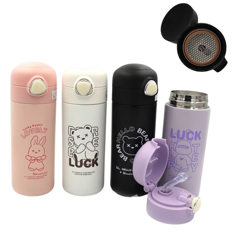 Пляшка-термос для води "JO" /YR8493/ "Cute" 350ml, мікс