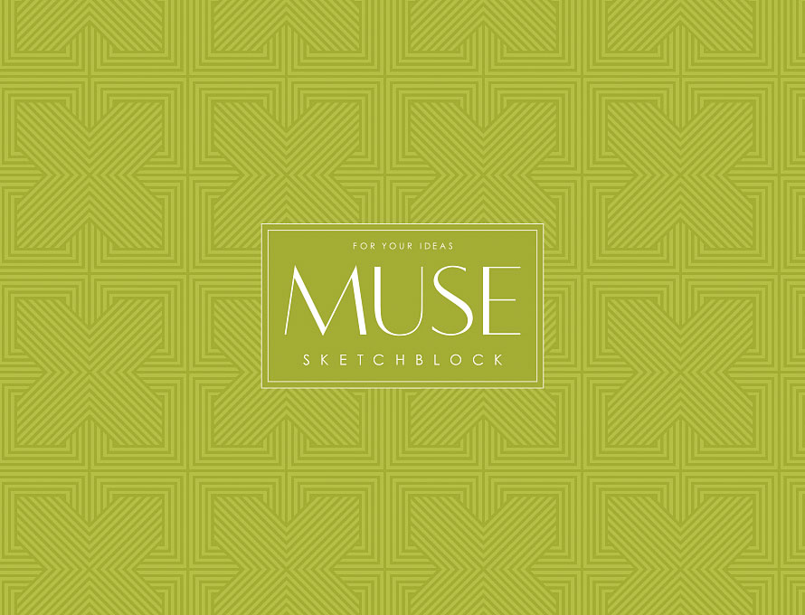 Скетчбук А4+/40арк. "MUSE" /PB-GB-040-031/ склейка гор. (100г/м2) (2/44)