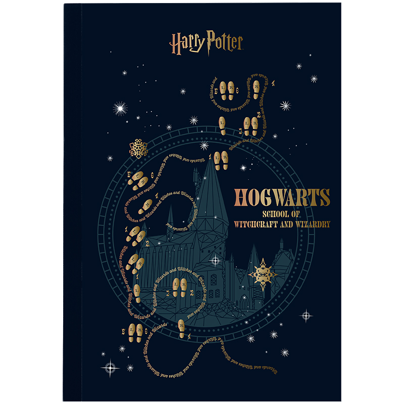 Notebook A5/40 sheets. "Kite" /HP24-091/ soft cover # Harry Potter