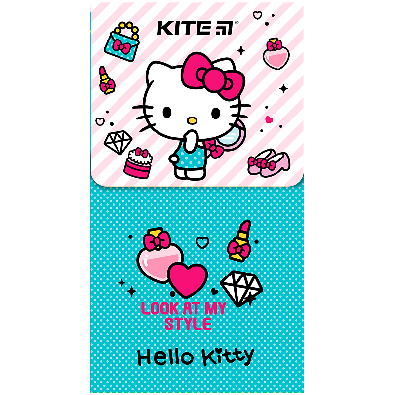 Блокнот 80х145мм/60арк. "Kite" /HK24-092-1/ на магніті, # Hello Kitty