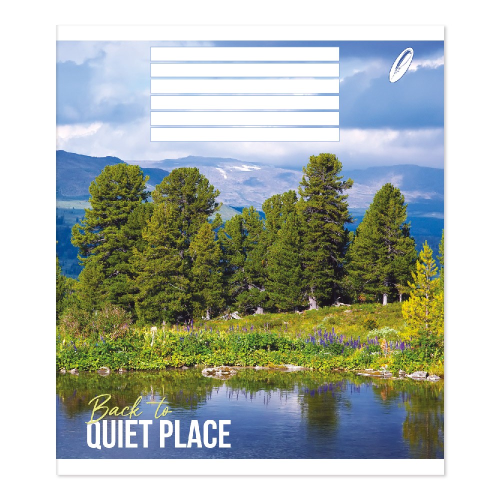 Student's notebook "Feather" 48 sheets # /TV-314/ #0372 Quiet place offset paper 50-53 g/m2 (15/180)
