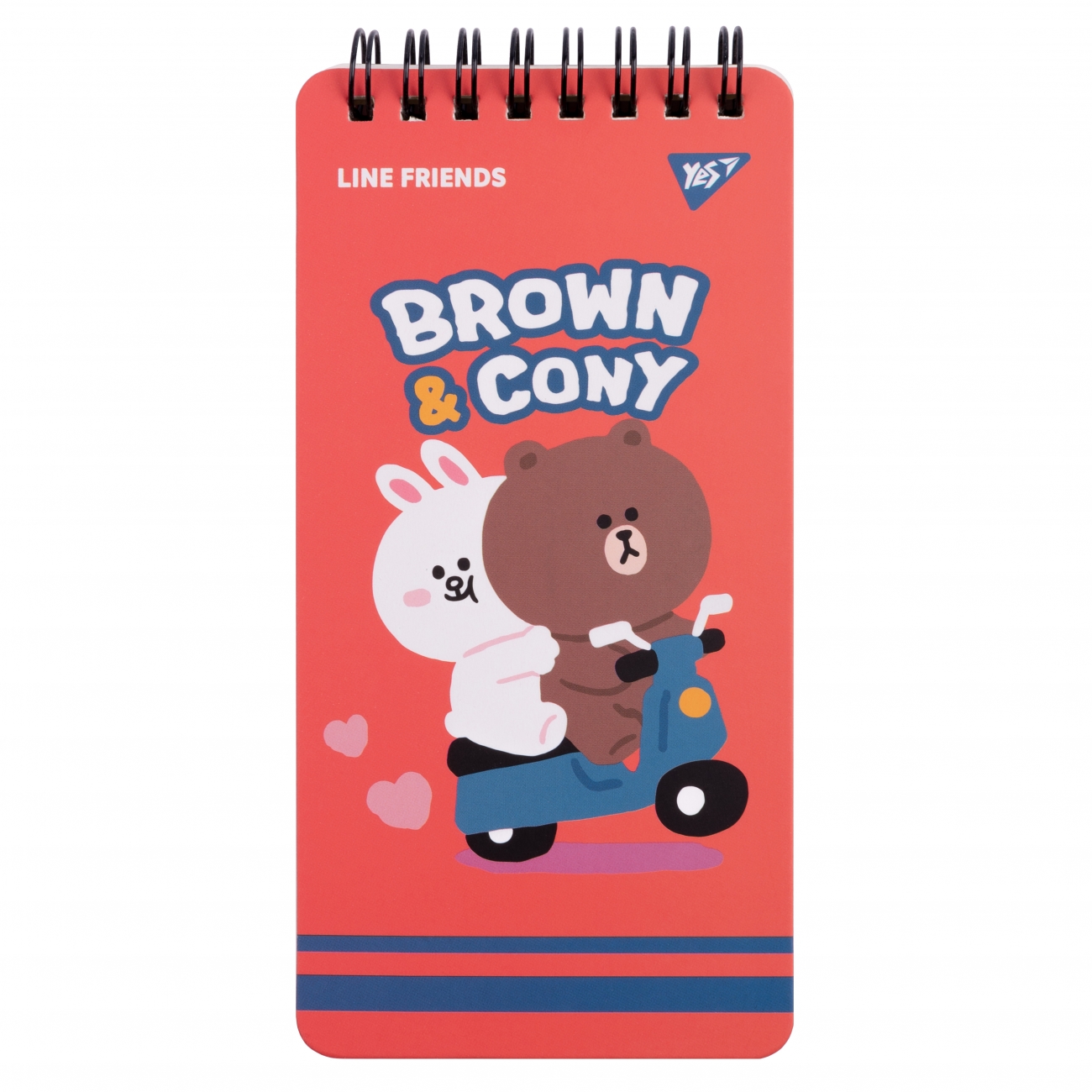Notebook 80x160/60 double spiral "YES" /151762/ "Line Friends" Brown&Cony (1/30/60)