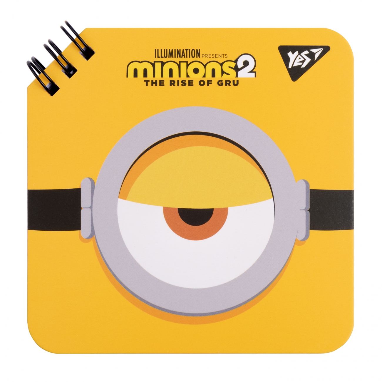 Блокнот 110х110/80 подвійна спіраль "YES" /151754/ "Minions" (1/30/60)