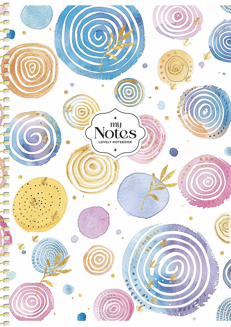 Notebook "Genius" /B5-SC-080-6135K/ 80 sheets # spiral, PC, mat/lam + embossing, 90g/m2 (4/56)
