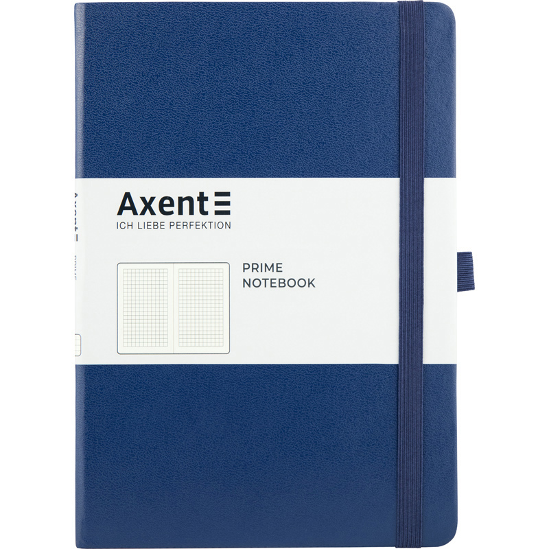 Блокнот "Axent" /8305-02-A/ Partner Prime, 145*210/96арк, кліт, синя (1/18)