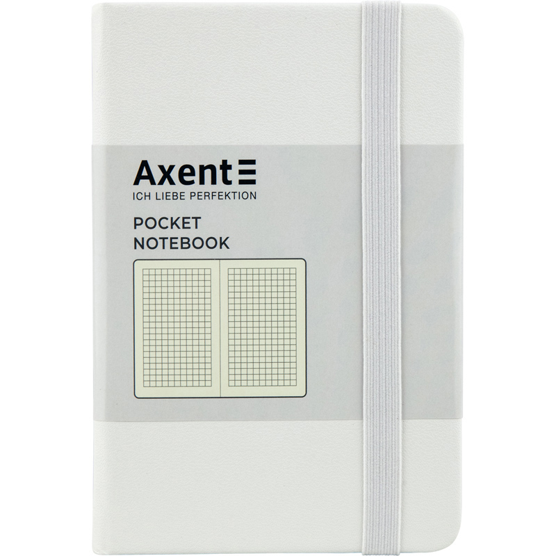 Блокнот "Axent" /8301-21-A/ Partner, 95*140/96арк, кліт, біла (1/24)