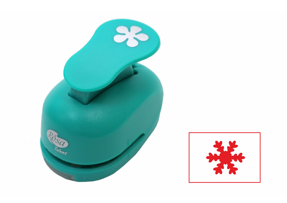 Shaped hole punch "ROSA Talent" /882/ 1.6 cm "Snowflake-2" (1/12)