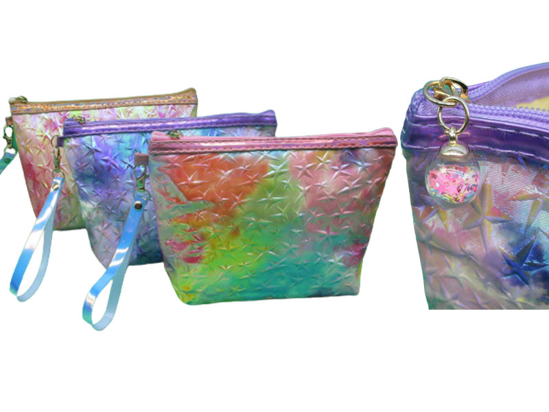 Cosmetic pencil case /1258-1/ "Rainbow", 22*15*7cm, mix3 (1/12)