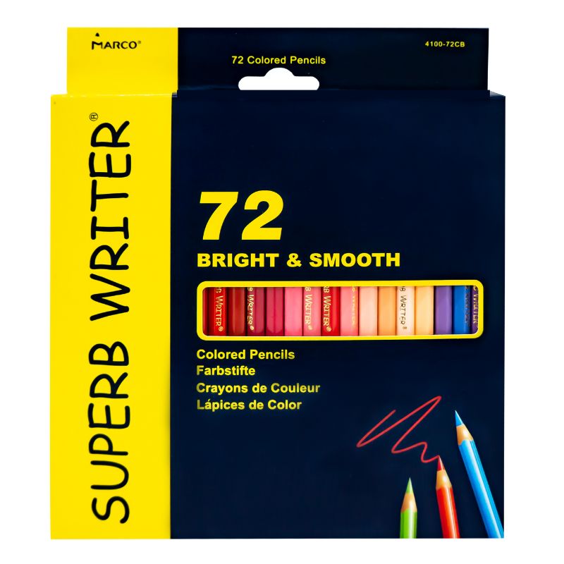 Colored pencils "Marco Superb writer" 72 pcs. /4100-72CB/ hexagonal (1/4/24)