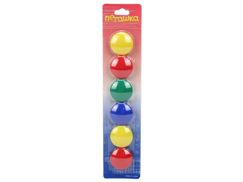 Magnets "Peppy Pinto" /M-30/ 30 mm. 6 pcs. on blister (1/24)