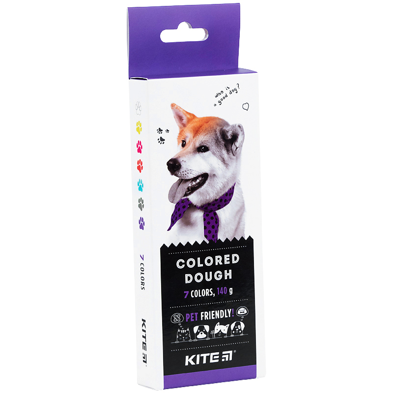 Modeling dough "Kite" /K22-136/ 7 pcs*20 g "Kite Dogs" (1/43/49)