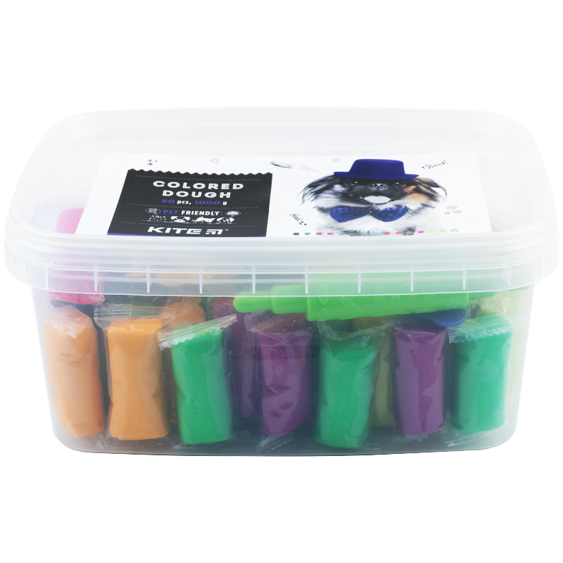 Modeling dough "Kite" /K22-138/ big bucket "Kite Dogs" (1/3)