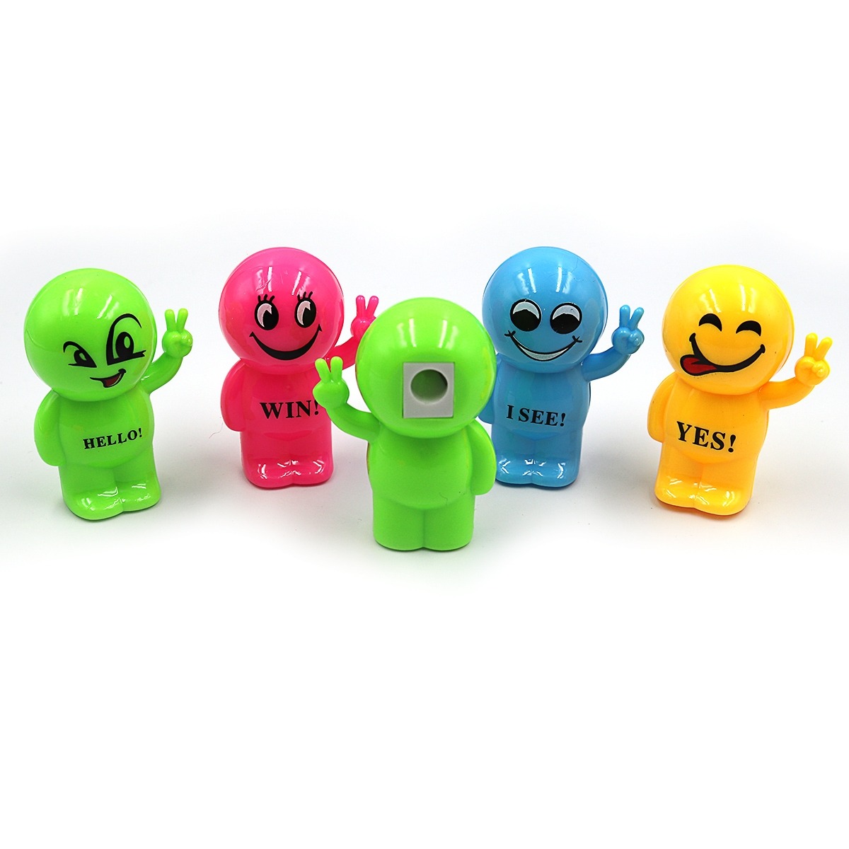 Children's sharpener "JO" /T1144/ with container "Man" mix (48/1728)