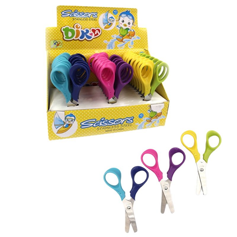Scissors "JO" /514A/521A/ "Assorted", card. display, mix (24/720)