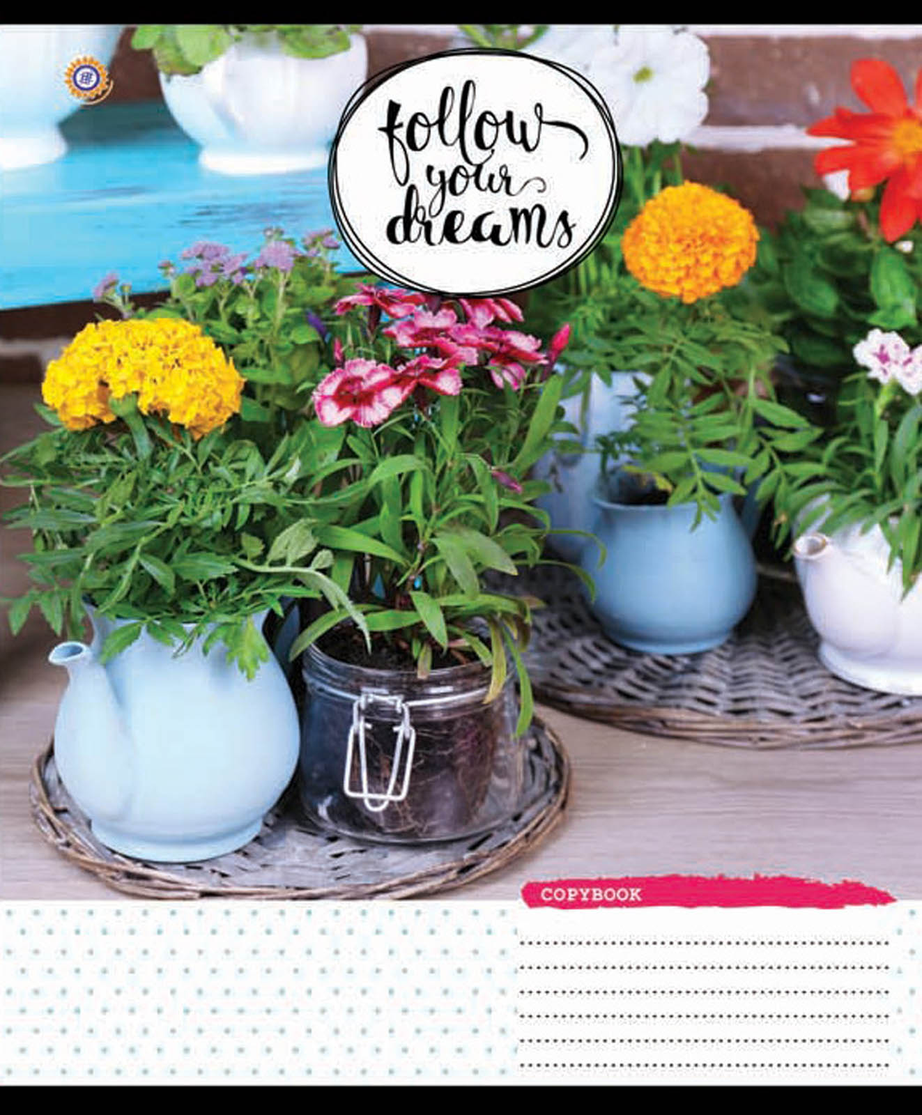 Student's notebook "ZU" 60 sheets == /795022/ "Follow Dreams" (10/160)