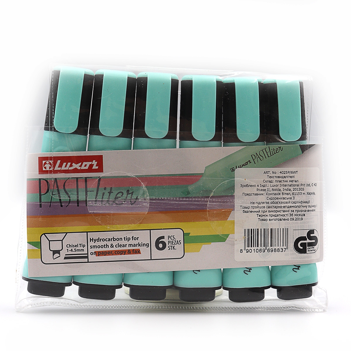 Marker text. "Luxor" /4025P/ "Textliter" blue, 1-4.5mm (6/72)