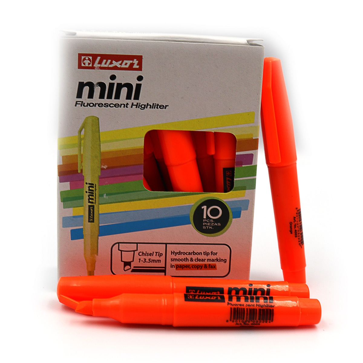 Marker text. "Luxor" /4003/ "Mini" orange, 1-3.5mm (12/144)