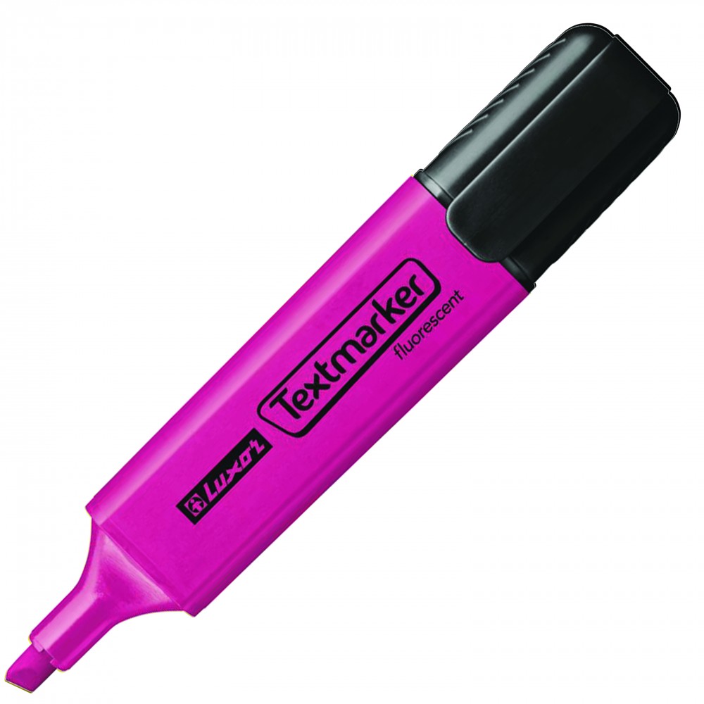 Marker text. "Luxor" /4154/ "Textmarker" pink., 1-4.5mm (12/144)
