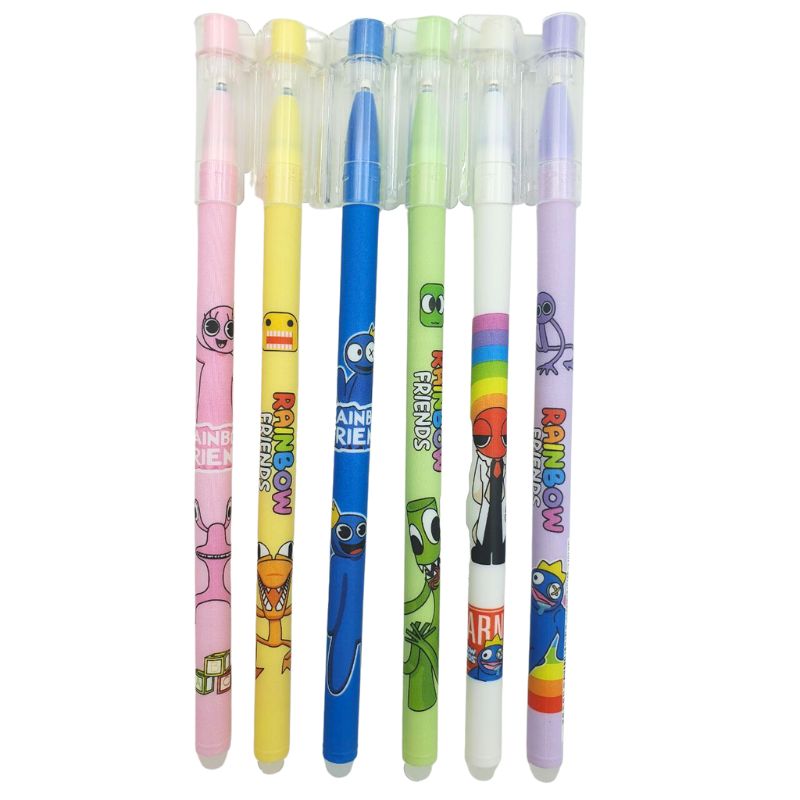 "Write-erase" pen "JO"/1871/ "Rainbow friends", 0.5mm, blue mix (12/144/1728)