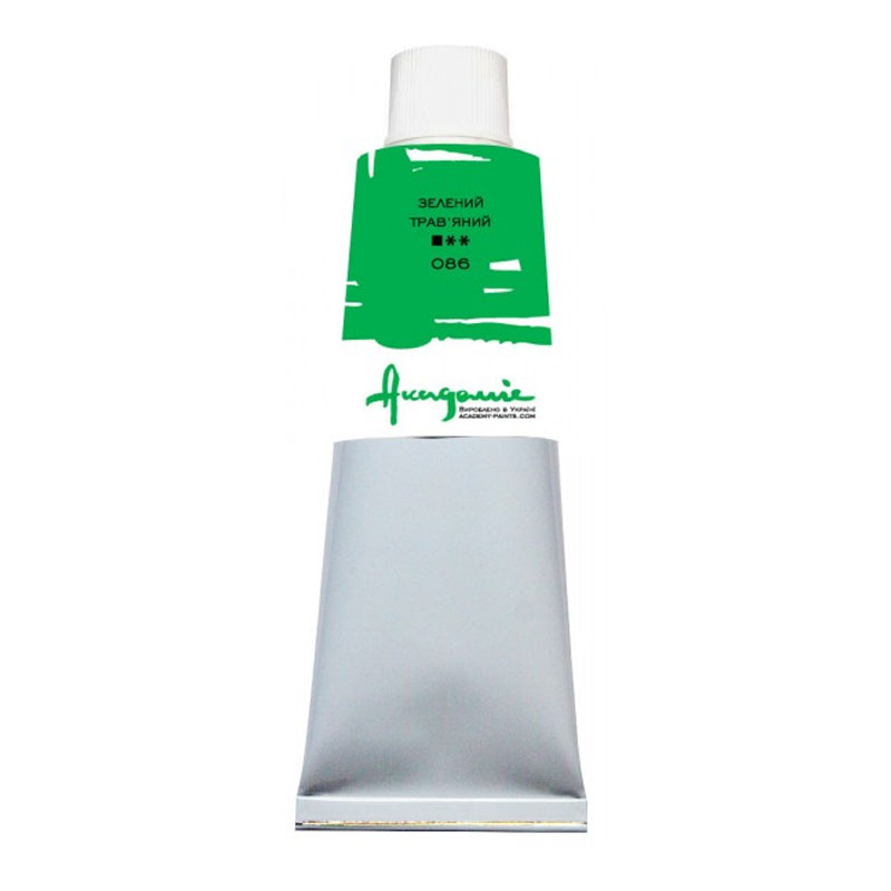 Oil paint "Academia" /086/ Green grass, 100 ml (1/5)