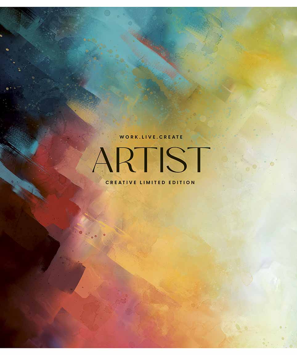 Student's notebook "Genius" 48 sheets == /3189L/ "I'm artist" UV varnish (nate) (10/100)